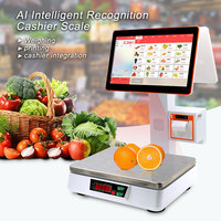 POS-терминал HIDISIM All-in-One с сенсорным экраном 14 дюймов, Windows, Intel Core I7-8550U, Wi-Fi/BT4.1LE для розничной торговли