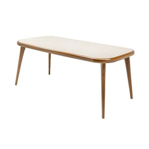 Ensemble de table à manger en bois massif Stella Durable, 6 pièces, design moderne du milieu du siècle, pour la maison et les restaurants - Product Image 6