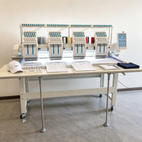 Machine à broder numérique haut de gamme à 12 aiguilles, 1000 tr/min, pour la broderie de casquettes et le broderie de logos sur casquettes