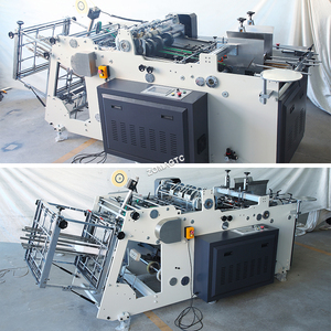 Automática Lunch Box Making Machine Take Away Food <span class=keywords><strong>Cardboard</strong></span> Burger Boxes Making Machine para fazer pequena caixa de papel - Product Image 2