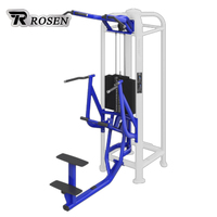 Equipo de gimnasio comercial para culturismo y entrenamiento de fuerza: Estación de dominadas y press de banca con carga de pin, tipo Multi-Jungle Assist