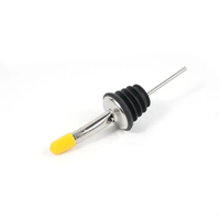 Accessoires Essentiels pour Bar : Becs Verseurs et Bouchons en Acier Inoxydable pour Bouteilles de Vin et d'Huile, Écologiques et Antiadhésifs, Accessoires pour Aliments et Boissons