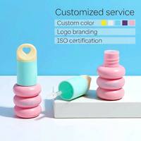 Couvercle de gourde multicolore unique en ABS personnalisé brillant à lèvres tube vide capacité de 3ml bouchon à vis pour glaçure à lèvres cosmétique matière plastique OEM