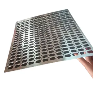 Tôles perforées en acier inoxydable en aluminium personnalisées en usine pour couvercle de radiateur