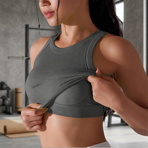 Débardeur d'été décontracté pour femme, sans manches, avec coussinets intégrés, idéal pour l'été – Vente en gros - Product Image 3