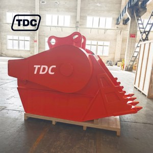 Broyeur de seau de broyeur de pierre de vente de <span class=keywords><strong>prix</strong></span> usine de TDC pour le seau de broyeur d'excavatrice - Product Image 4