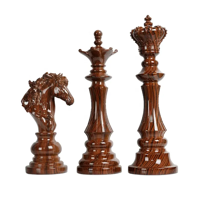 Chess Ornaments Resin Crafts Chess Ornaments Home Living Room Study Creative Decoration