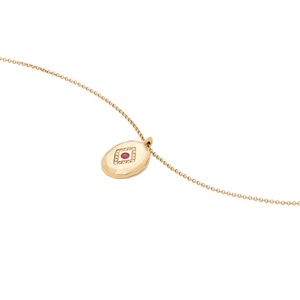 Gemnel-collar plata de primera ley y Circonia cúbica para mujer, Gargantilla, plata esterlina 925, Circonia cúbica, zirconia, circonita, zirconita, circón, dorado, plateado - Product Image 4