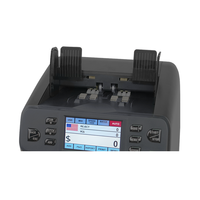 Machine de tri de billets de banque rechargeable à grande vitesse YS-208C-2CIS 4,3 pouces 1500 billets, machine de comptage de devises africaines, compteur de billets de banque