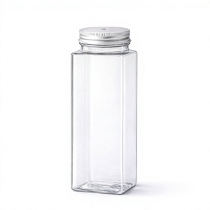 500ml Food-Grade Virgin <b>Plastic</b> PET <b>Bottle</b> with 55mm Twist Cap Glass <b>Bottles</b> Made in Vietnam for Milk Tea - Product Image 1