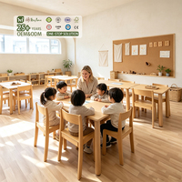 Meubles d'école maternelle en bois professionnels Hikeylove, table d'art Reggio pour aire d'exploration ouverte de la maternelle