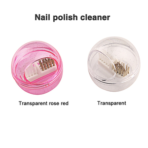 Sunshine Nail Drill Bits Limpieza <span class=keywords><strong>Precio</strong></span> al por mayor Nail Metal Brush y Soft Brush Nail Polish Cleaner Tools - Product Image 4