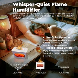 <span class=keywords><strong>2025</strong></span> alev yağ difüzörü aromaterapi difüzör ultrasonik serin sis alev nemlendirici 240ml alev yangın difüzör - Product Image 4