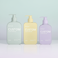 Bouteilles carrées en PE plastique à presser en gros 120ml 250ml 300ml 500ml pour shampoing, désinfectant pour les mains, savon liquide avec pompe, couleur personnalisée