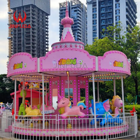 Manège de parc d'attractions à animaux de dessin animé, à fort potentiel de profit, pour enfants