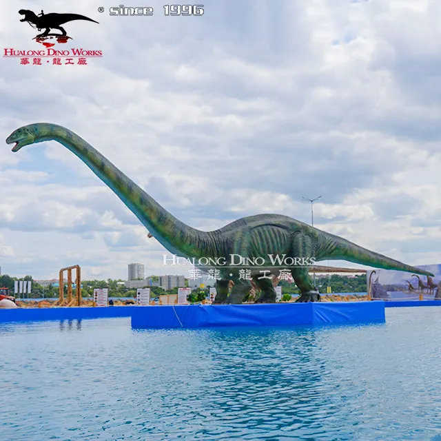 Parque de juegos al aire libre equiment caminar dinosaurio robótico para la decoración del Parque Jurásico