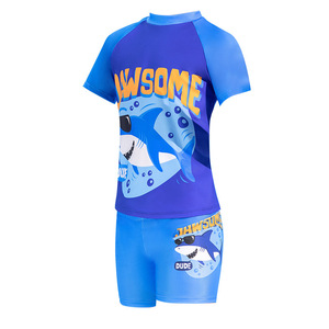 Ensemble de maillots de bain deux pièces pour enfants de 6 à 8 ans, Anti-UV, séchage rapide, style dessin animé coréen, natation et sports nautiques - Product Image 5