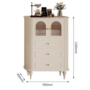 Meubles en bois pour la maison de style américain minimaliste Télévision moderne en gros Console multimédia de luxe en bois Meuble d'intérieur Support de télévision - Product Image 5