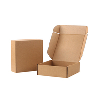 Caja de correo Kraft con logotipo personalizado, muestra gratis, caja de avión de embalaje grueso duro, caja de cartón corrugado al por mayor para juguetes