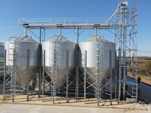 Silo de stockage d'aliments pour élevage agricole automatique, <span class=keywords><strong>tour</strong></span> en acier galvanisé anti-corrosion et haute résistance - Product Image 2