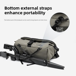 <span class=keywords><strong>Sac</strong></span> à bandoulière pour appareil <span class=keywords><strong>photo</strong></span> résistant à l'eau - <span class=keywords><strong>Sac</strong></span> de photographie de <span class=keywords><strong>voyage</strong></span> en plein air unisexe avec sangle réglable - Product Image 6