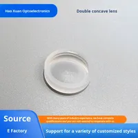 Hao Xuan Double Concave Glass Optical Lens High Precision High Transmittance Achromatic Objective Lens Supplied Directly Source
