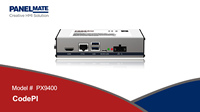 Control Codesys para Raspberry Pi Modelo #   Componentes Industriales PX9400 EMMC 2/4/8GB RAM HMI PLC SO Linux Montaje en Riel DIN