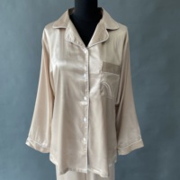 Vente en Gros Promotionnelle Pyjama de Haute Qualité Robe de Mariée en Satin Chemise de Nuit pour Femme