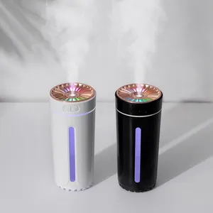 Offre Spéciale voiture petit humidificateur <span class=keywords><strong>d</strong></span>'<span class=keywords><strong>air</strong></span> diffuseur <span class=keywords><strong>d</strong></span>'arôme intelligent Usb humidificateur de brume <span class=keywords><strong>purificateur</strong></span> arc-en-ciel prise USB 1/5 Rv voitures manuel 300ML - Product Image 1