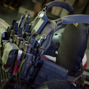 Gilet Tattico Mimetico Emersongear in Nylon Cordura 500D, Stile <span class=keywords><strong>VS</strong></span>, per Caccia e Combattimento - Product Image 6