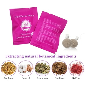 12 buah detoks Vagina mutiara Fibroid rahim detoks Vagina bersih bantalan ekologi detoks <span class=keywords><strong>Swab</strong></span> untuk melepaskan racun mutiara Yoni - Product Image 3