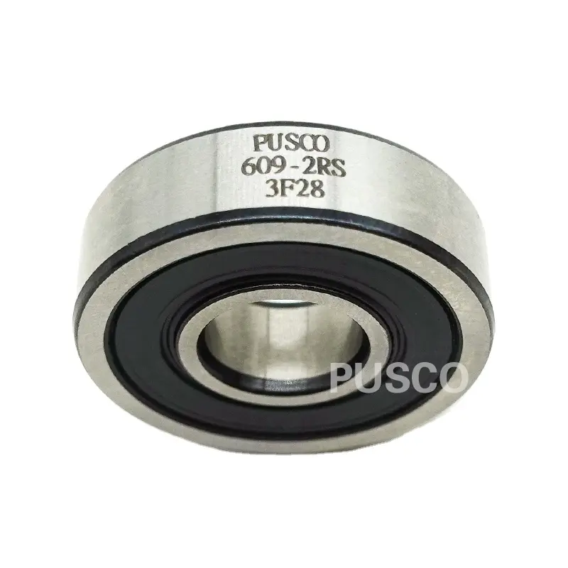 PUSCO High Precision Single Row Deep Groove Ball Bearing 609 2RS Miniature Ball Bearing 609-2RS 609 RS For Bicycle Rear Wheel