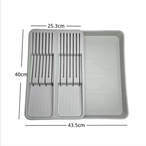 Organizzatore Espandibile per Cassetti da Cucina, Vassoio Portaposate in Plastica, Organizzatore per Utensili - Product Image 5