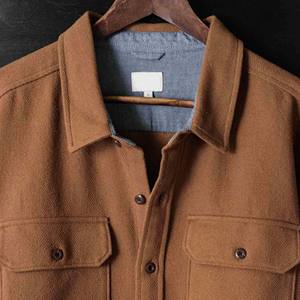 メンズワックスクラシックジャケットオイルスキン防水冬用ジャケットキャンバス生地スタンドカジュアルスプリングジャケットプリントコーティングOEMブランド - Product Image 3