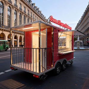 Carrito de Comida Móvil Comercial para Hot Dogs, Pizza, Doner Kebab, Hamburguesas, Tacos, Pollo Frito, Camión de Comida a Bajo <span class=keywords><strong>Precio</strong></span>, Remolque de Comida en Venta - Product Image 4