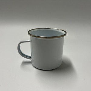 Taza <span class=keywords><strong>de</strong></span> Café <span class=keywords><strong>de</strong></span> Esmalte Personalizada para Campamento y Picnic al Aire Libre, Impresa por Sublimación, Color Naranja, Fabricada por OEM - Product Image 3