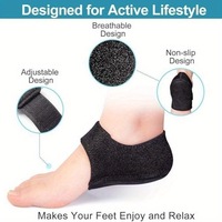 Protège-talons en tissu éponge pour plongée, avec fixation Velcro, absorption des chocs et semelles orthopédiques, pour fabricants transfrontaliers