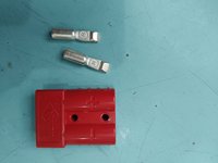 Nouveau connecteur de batterie DIN compatible Rema SR50A 50A 600V (gris) - Femelle/Mâle pour solaire/Véhicule électrique/Chariot élévateur