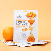Aichun Beauty 1 Masque Facial Éclaircissant à l'Orange Vitamine C, Affine les Pores, Peau Éclatante, Masque Visage Lumineux, Vente en Gros