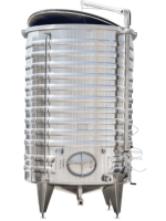 Cuve de Fermentation de Vin en Acier Inoxydable 10hl 20hl 30hl 50hl avec Chemise de Refroidissement pour Vin de Fruits