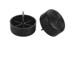 Useful Round <b>Plastic</b> Leg Diameter 30mm 34mm 48mm and 50mm with Metal Nail on Furniture Glides - Product Image 5