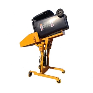 New Design Collection Tipper 4 Wheels Mini Electric Rubbish Garbage Bin Lifter