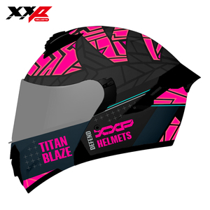 Casco de Motocicleta XXP HELMETS Nuevo TITAN BLAZE ABS con Cierre de Liberación Rápida para Todas las Estaciones, Certificado DOT/ECE/CCC, Modelo ATOM SV - Product Image 1