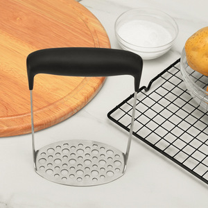 Écraseur et presse-purée à pommes de terre en acier inoxydable, manuel, avec poignée en plastique, ustensiles de cuisine, écraseur à pommes de terre - Product Image 2