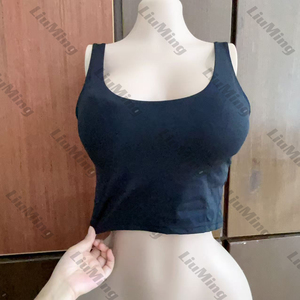 طقم ملابس نسائية غير رسمية بدون أكمام طقم ملابس نسائية من قطعتين - Product Image 3