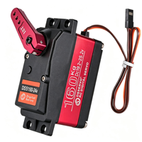 Pour DS5160SSG DS5180SSG DS51150-12V DS51160-24V 60KG 80KG 150KG 160KG Servomoteur numérique haute tension à engrenages métalliques 180/270 IP67