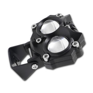 Faro Delantero para Motocicleta con 2 LED, 18W, 2000LM, Forma de Búho, Luz de Conducción 6000K, Blanco/Amarillo, IP67 Impermeable - Product Image 5