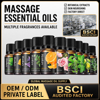 Huile Essentielle 100% Pure et Naturelle Menthe Poivrée Rose Gingembre Vanille Arbre à Thé Romarin Huile de Massage Visage et Corps Utilisation Spa Distillée à la Vapeur