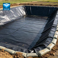 Géomembrane HDPE multifonctionnelle de 0,5 mm pour revêtement de barrage agricole, lac artificiel – Écologique, étanche, contrôle des infiltrations sur site
