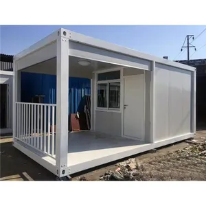 Mobile 20ft Ready Prefab Detachable Coffee Shop Bar Restaurant Supplies Luxury Container Prefabricated House